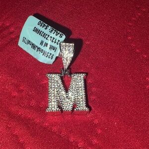 Sparkling Moissanite pendant